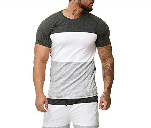Outdoor Sports and Leisure Color Matching T Sleeve Men