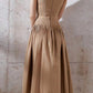 Fashion Coffee Color Dress Dress