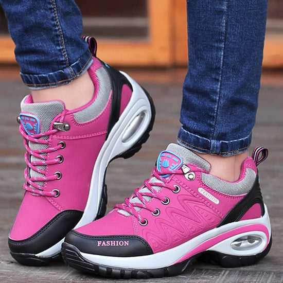 Autumn Winter Women Sneakers Air Cushion Design Platform Shoes