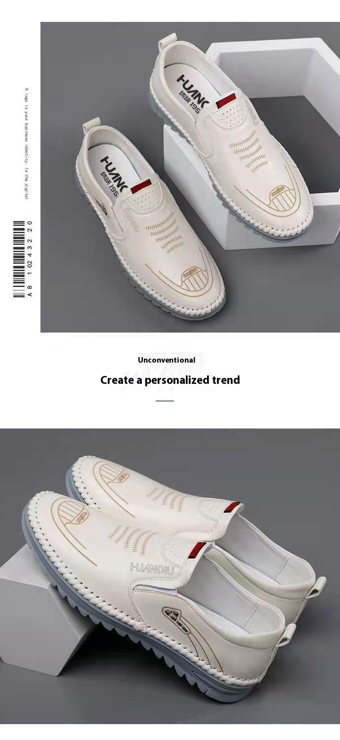 Men's Versatile Casual Soft Leather Shoes