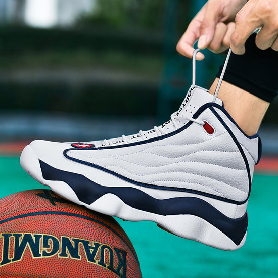 Zapatillas de baloncesto para correr de caña alta, resistentes al desgaste y con suela gruesa a la moda