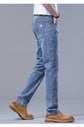 Summer Straight Loose Ice Silk Thin Jeans