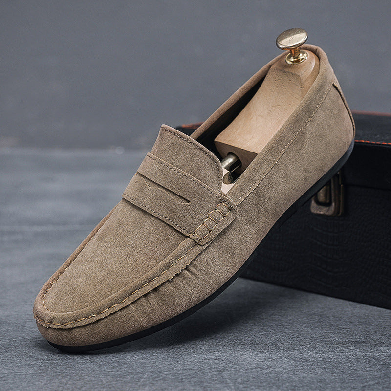 Men's Casual Flat Leather Shoes
