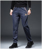 Embroidery Trend Slim Straight Pants Men