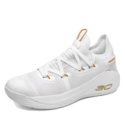 Low Top Basketball Shoes Men And Women Lightweight Shock Absorption Soft Bottom