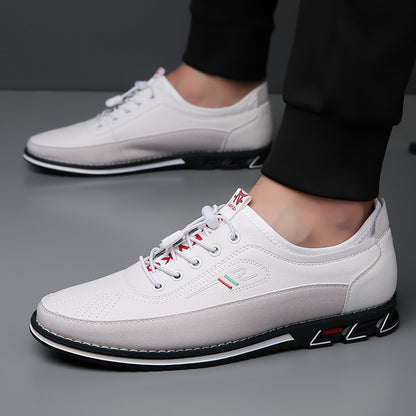 Genuine Leather Sports Comfortable And Non-slip Waterproof Leather Shoes Men&