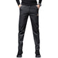 Embroidery Trend Slim Straight Pants Men