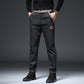 Embroidery Trend Slim Straight Pants Men