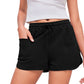 Fashion Simple Drawstring Strap Shorts Women