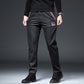 Embroidery Trend Slim Straight Pants Men