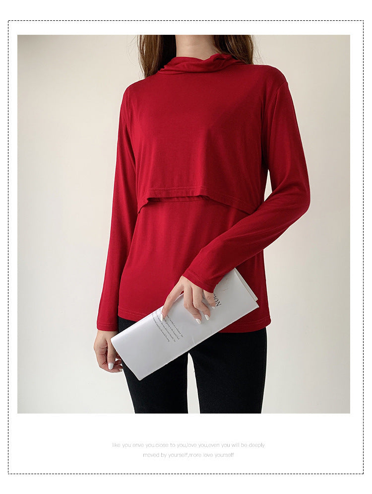 Bottoming Shirt With Modal Autumn Clothes