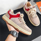 Lace-up Casual Shoes Men Soft Thick Sole Fashion Comfortable Breathable Flats Sneakers Student Platform Outdoor Walking Shoes